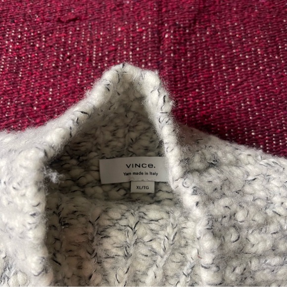 Vince Cropped Wool Cashmere Blend Sweater - Picture 6 of 8